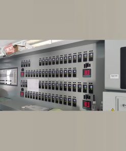 Control cabinet for ceramic brick kiln